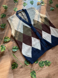Checkered Sweater Vest