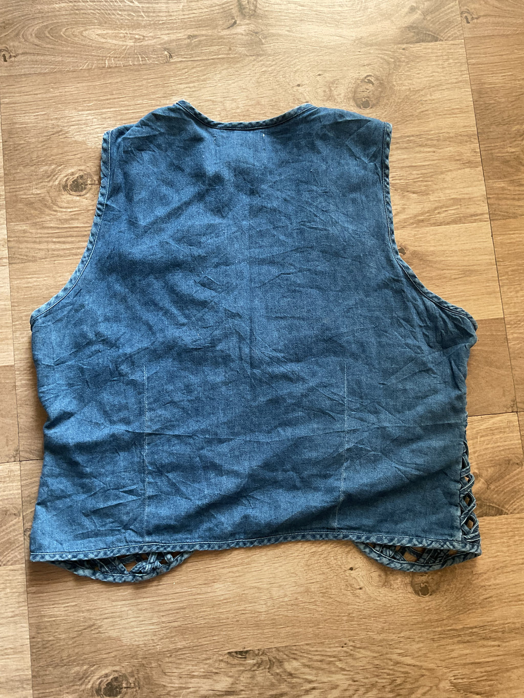 Floral Cut Details Vest