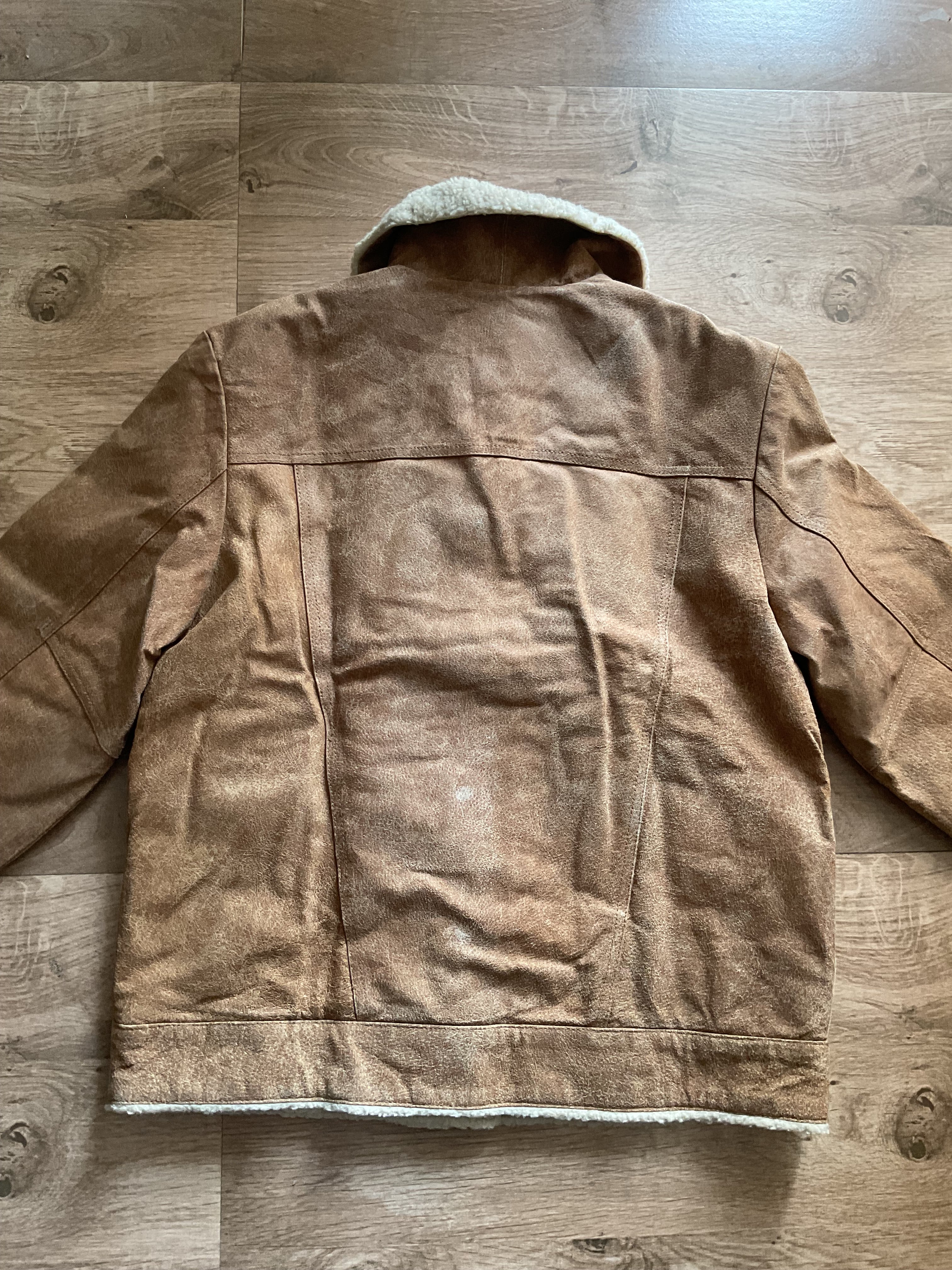 Poly-Suede Faded Brown Jacket