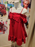 crimson dress bust 32-34