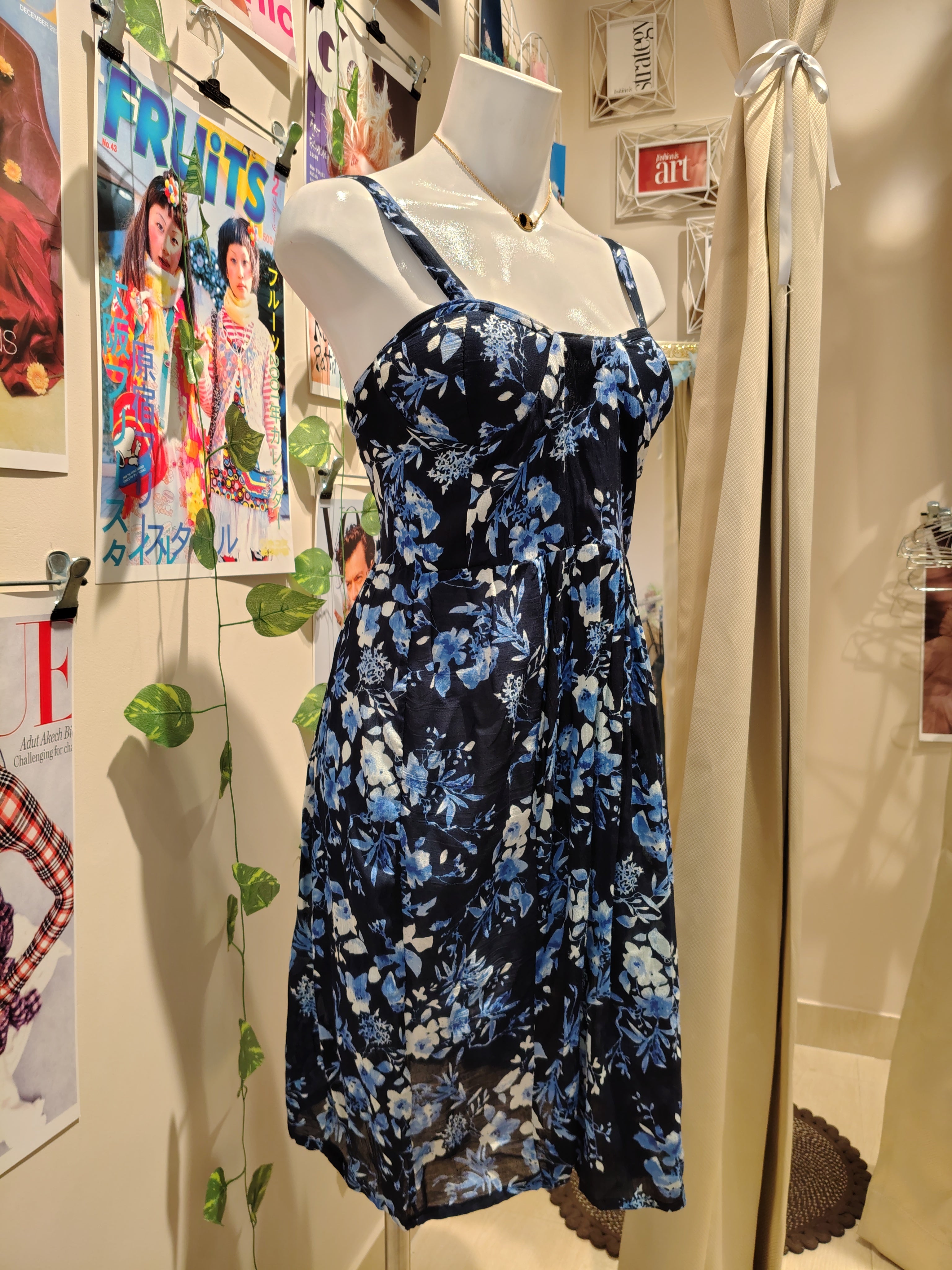 ocean dress. bust 34-36-38