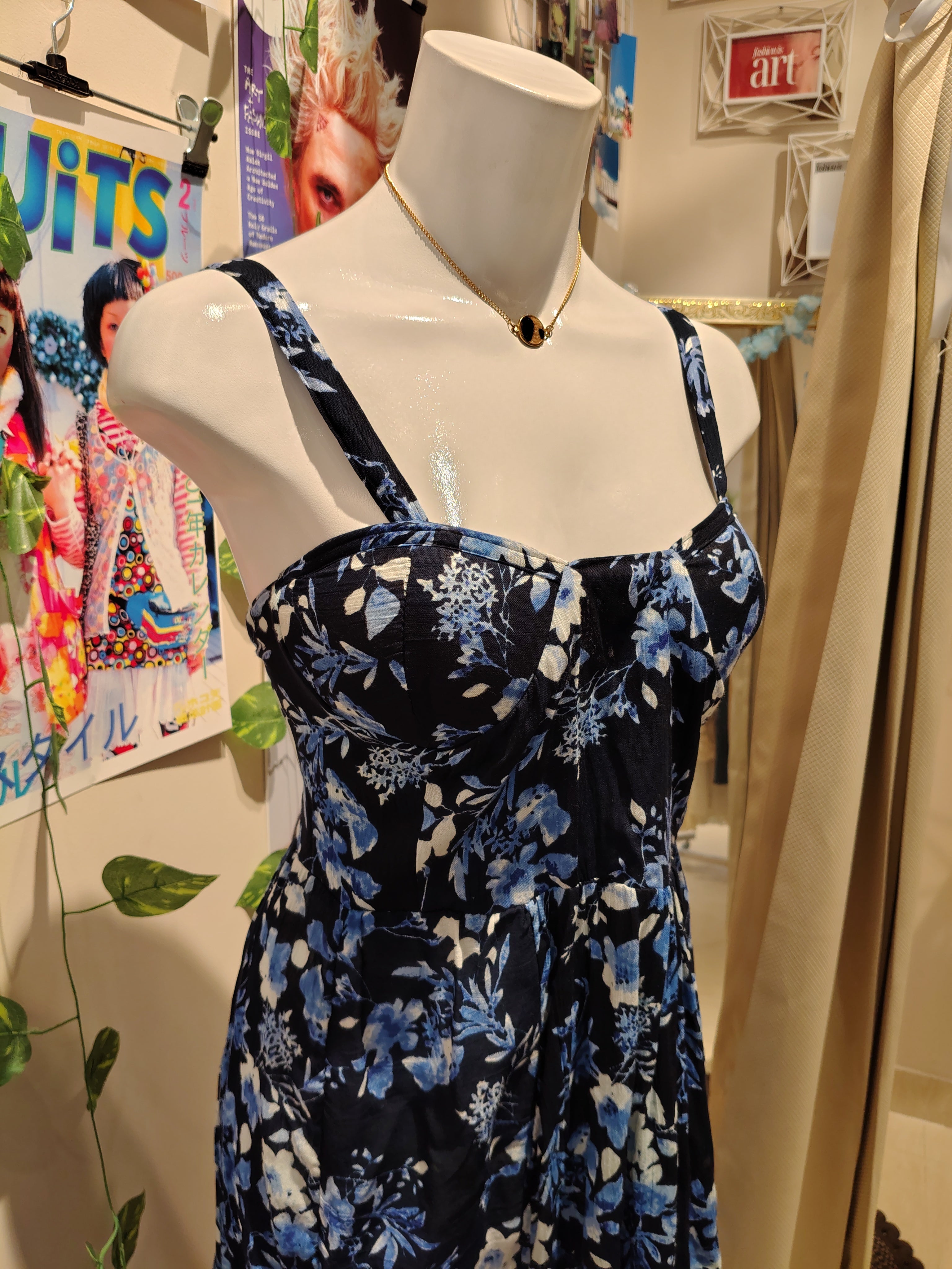 ocean dress. bust 34-36-38