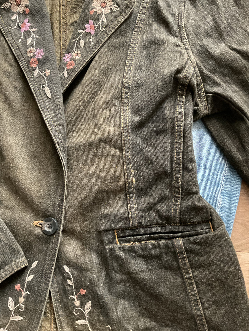 Felicity Embroidered Denim Jacket