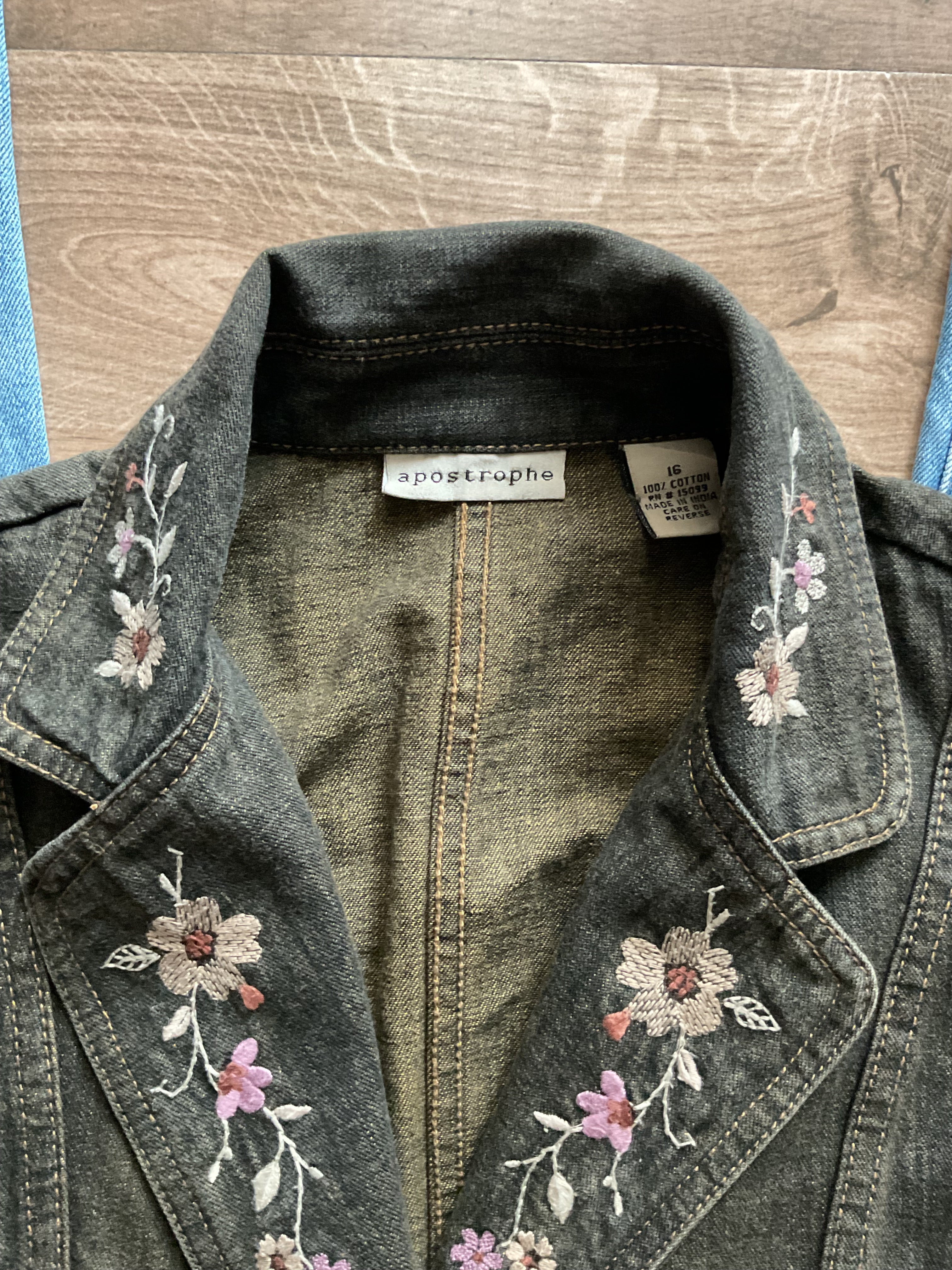 Felicity Embroidered Denim Jacket