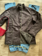 Wrap Me Up Brown Suede Coat