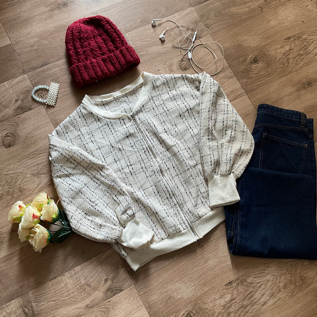 Checker Zip Up