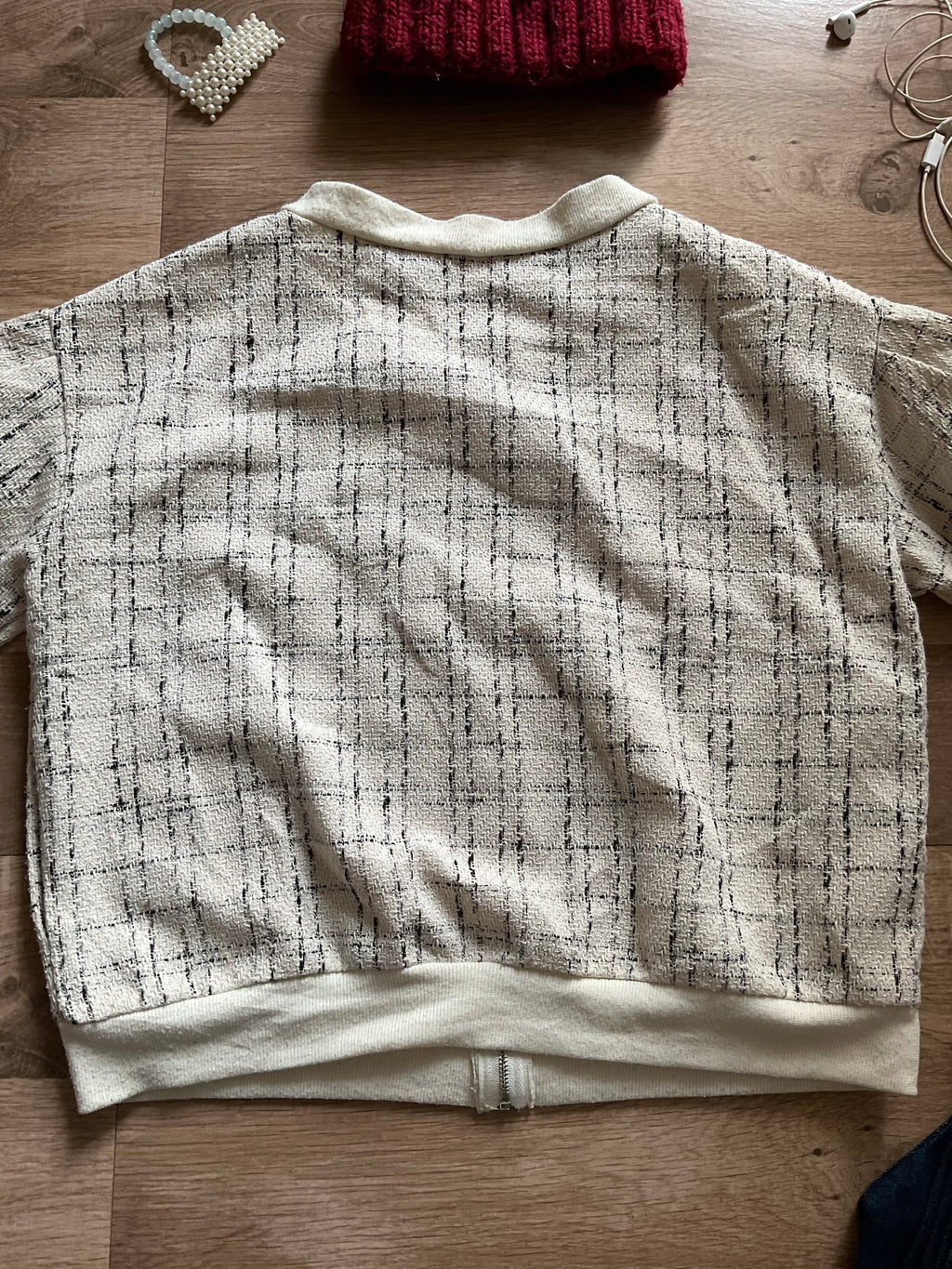 Checker Zip Up