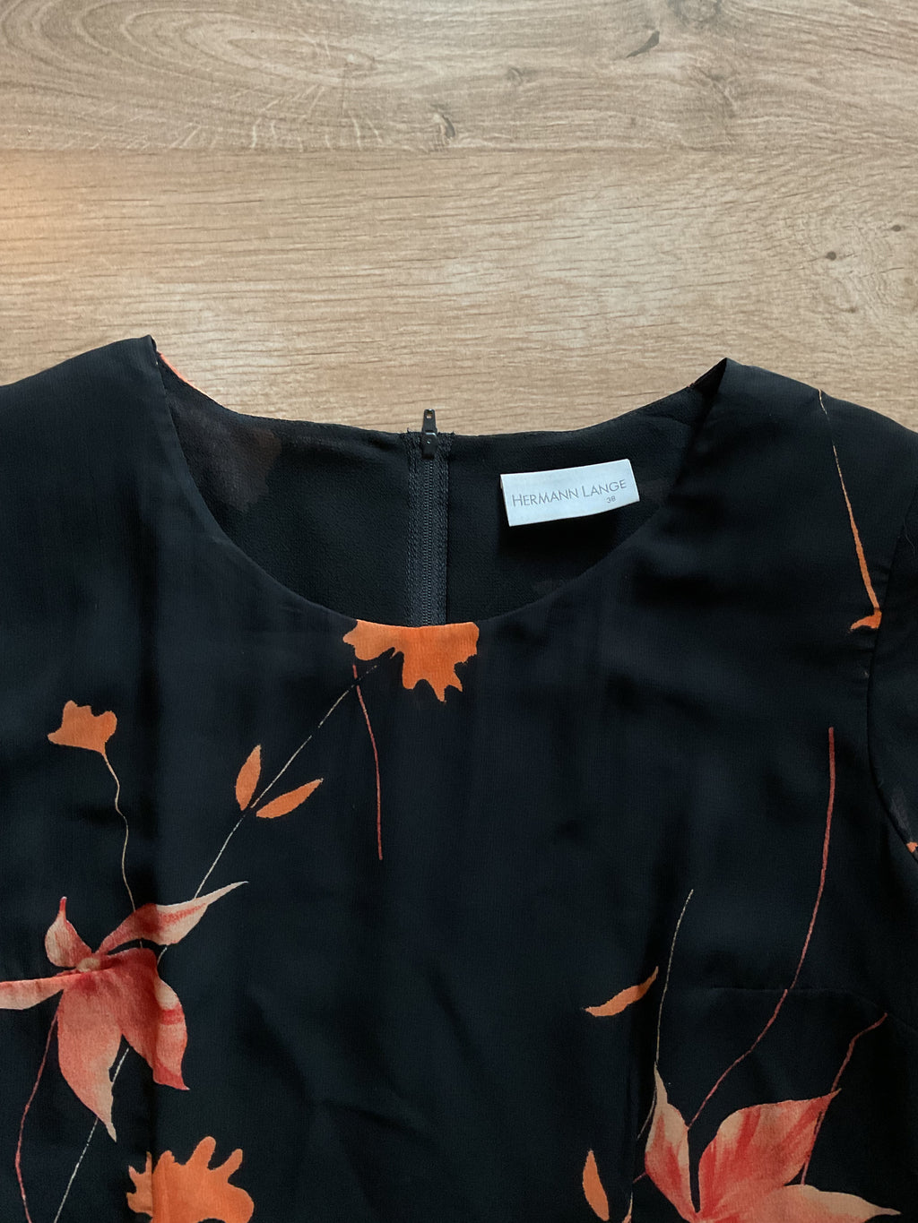 Shoulder Pad Floral Top