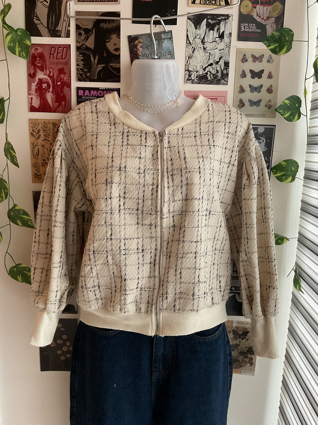 Checker Zip Up