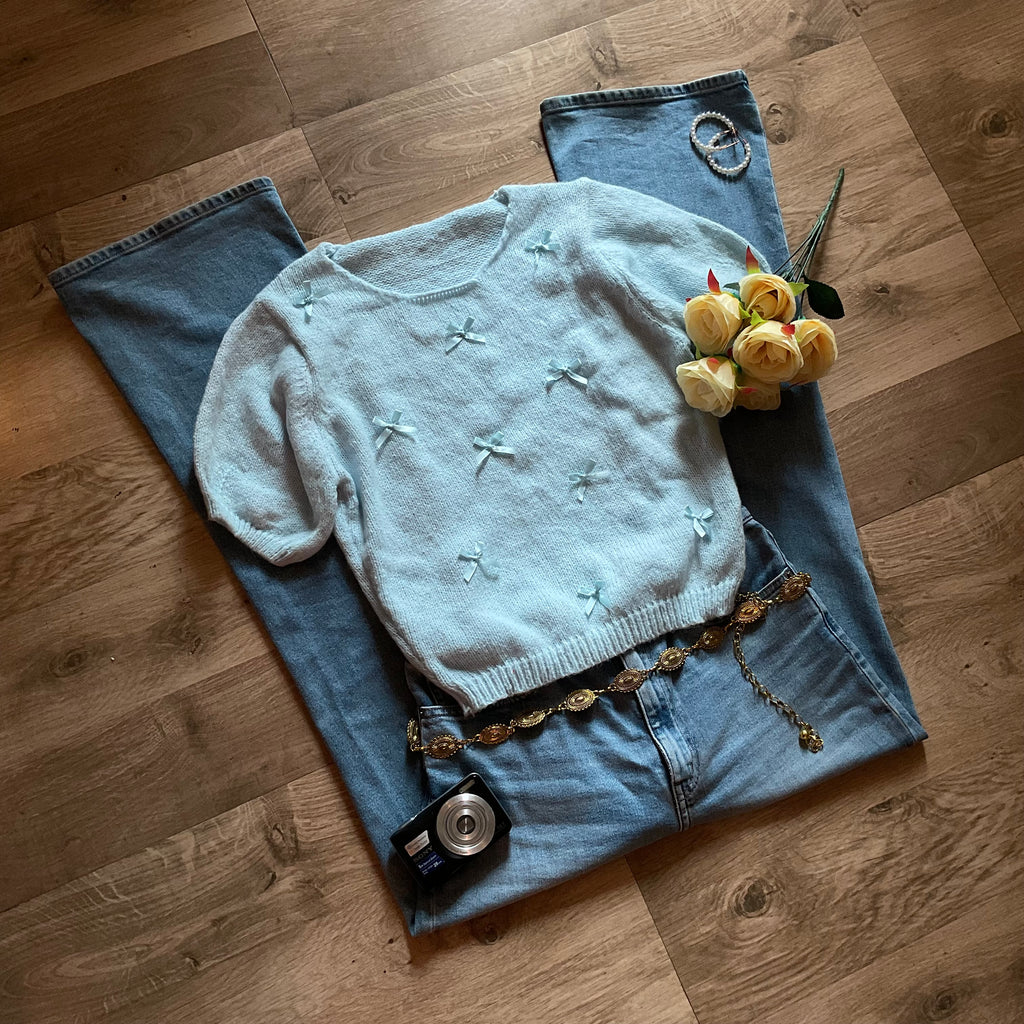 Baby Blue Knit
