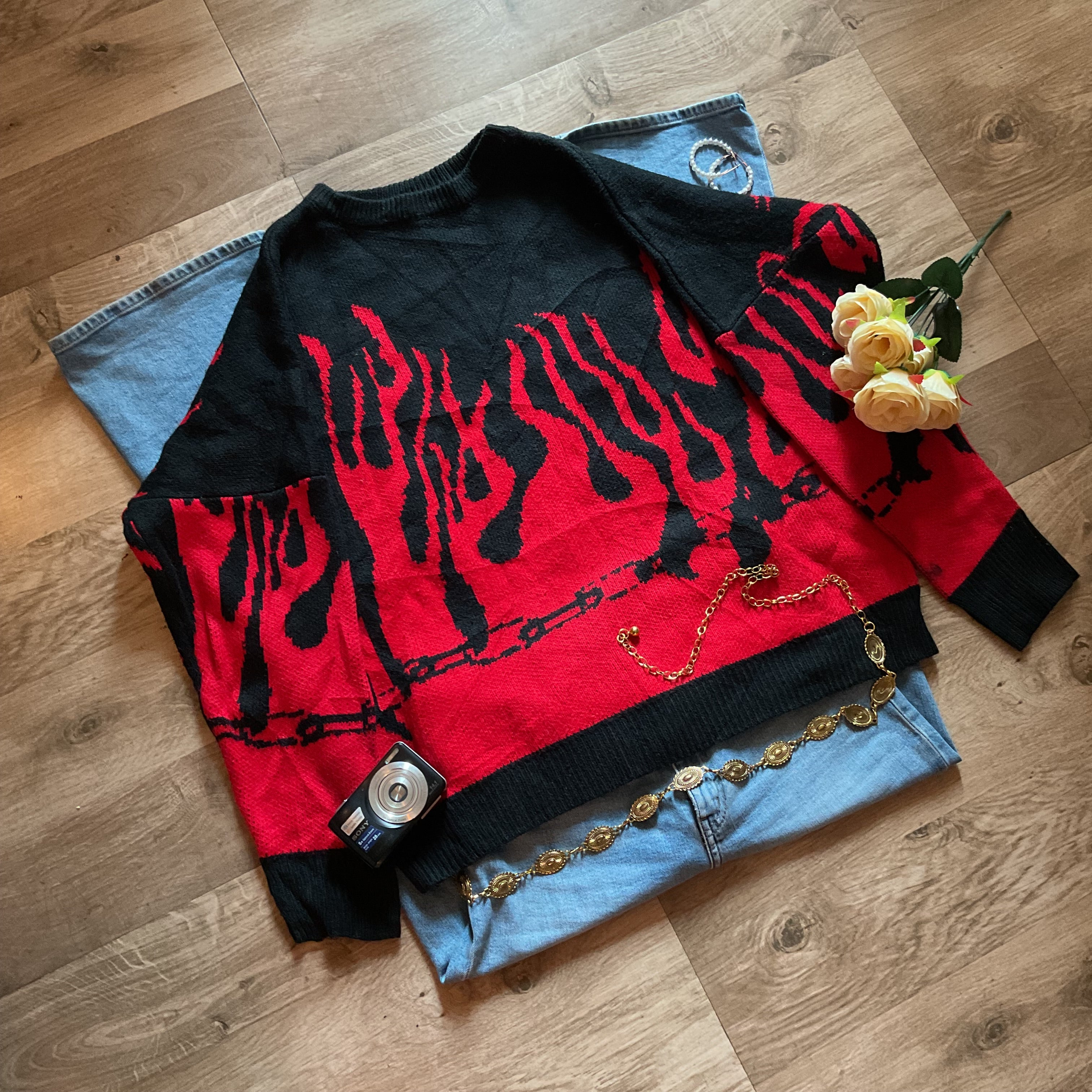 Red Flames Jumper