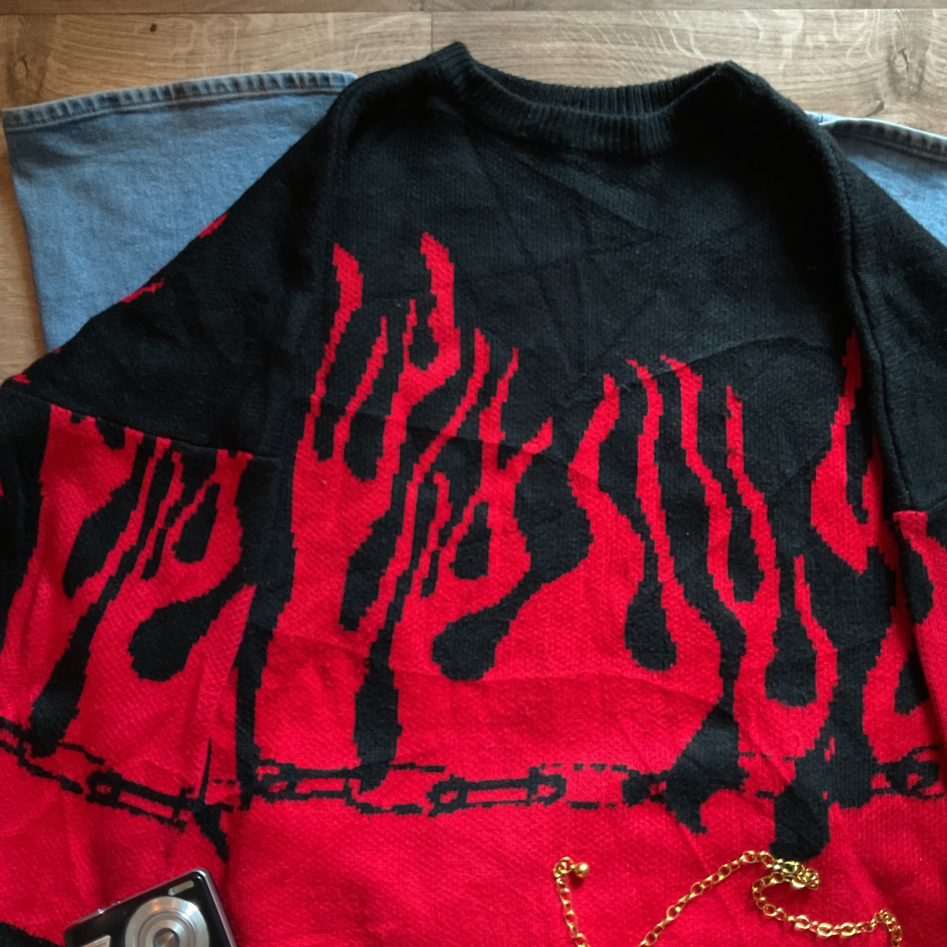 Red Flames Jumper