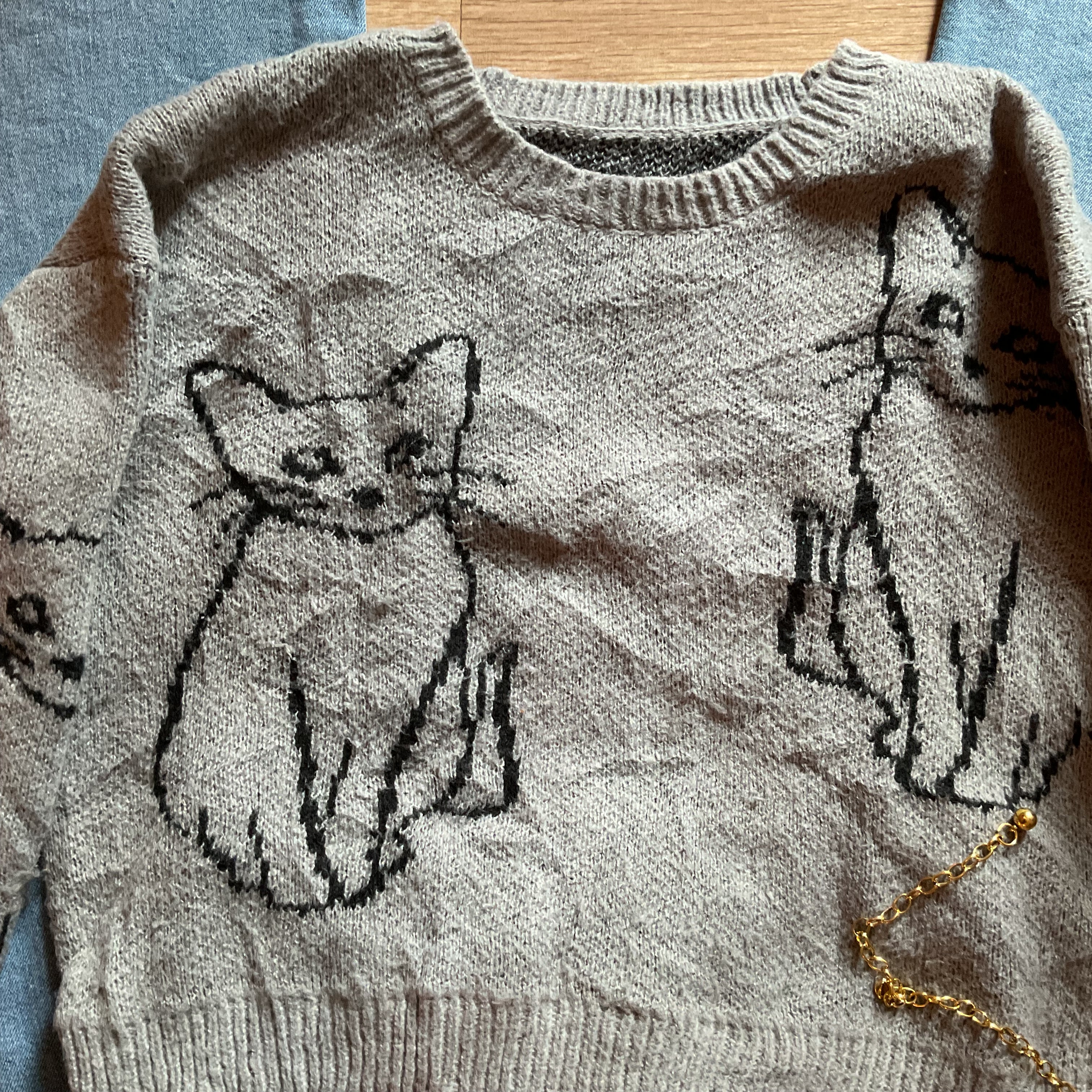 Feline Grey Jumper