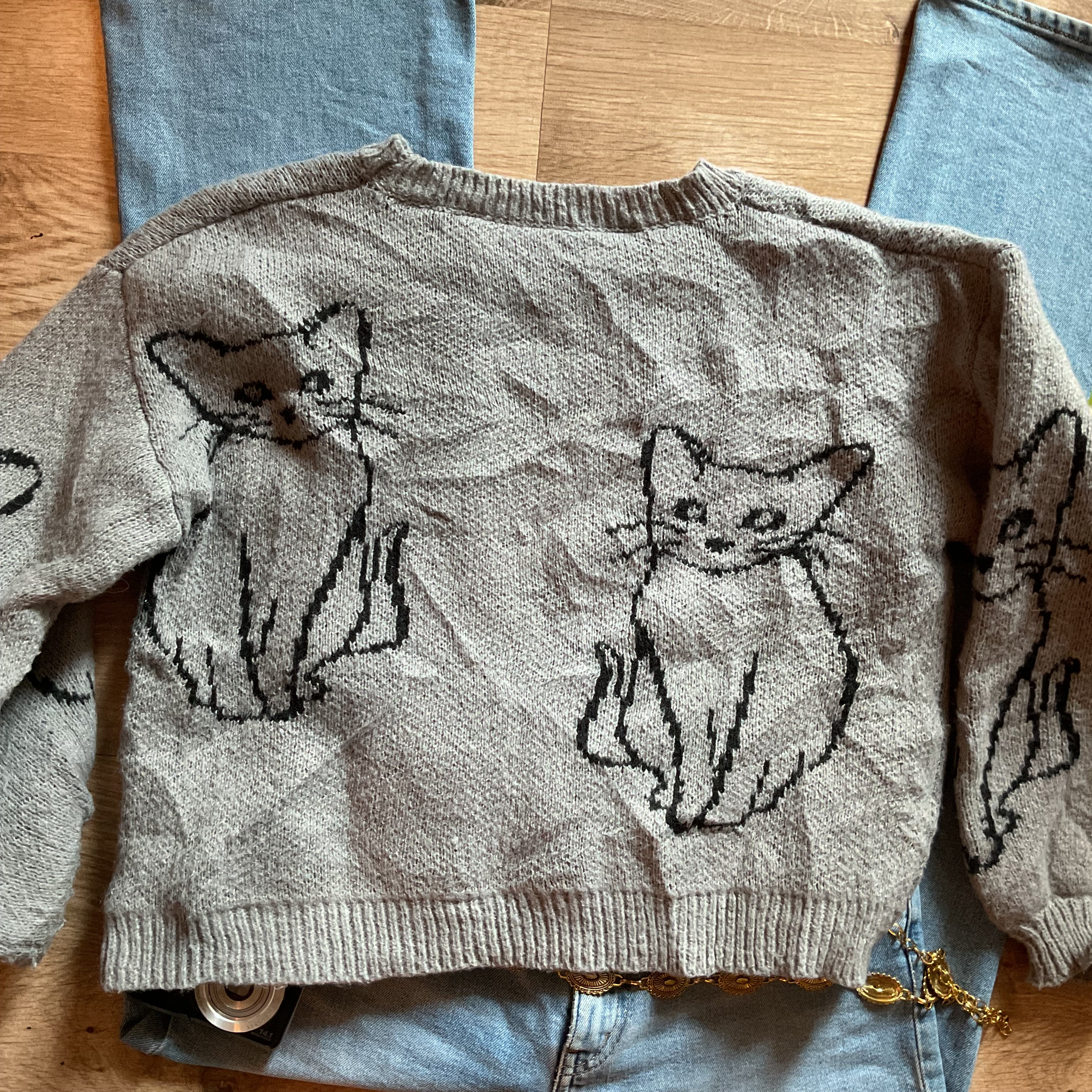 Feline Grey Jumper