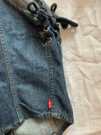 L*vi's Halter Denim Waistcoat