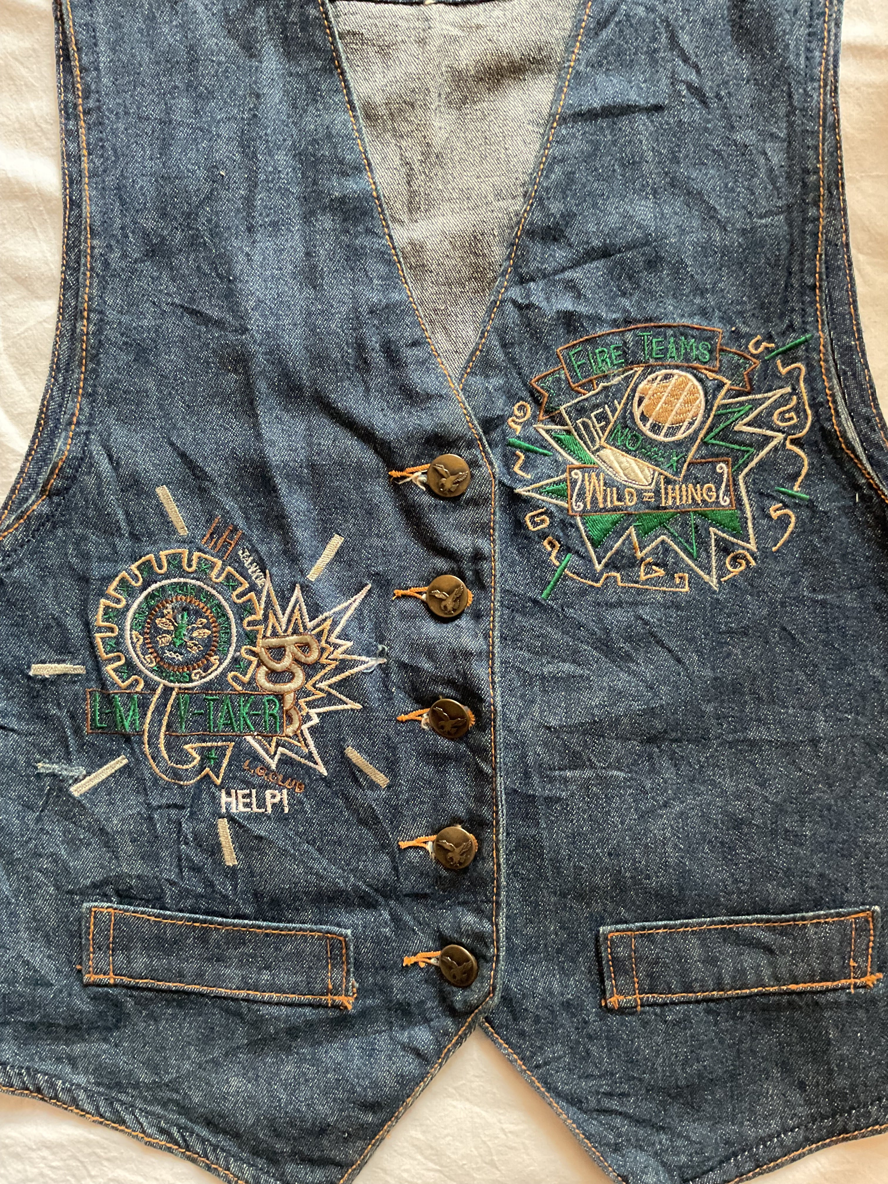 Japanese Denim Waistcoat