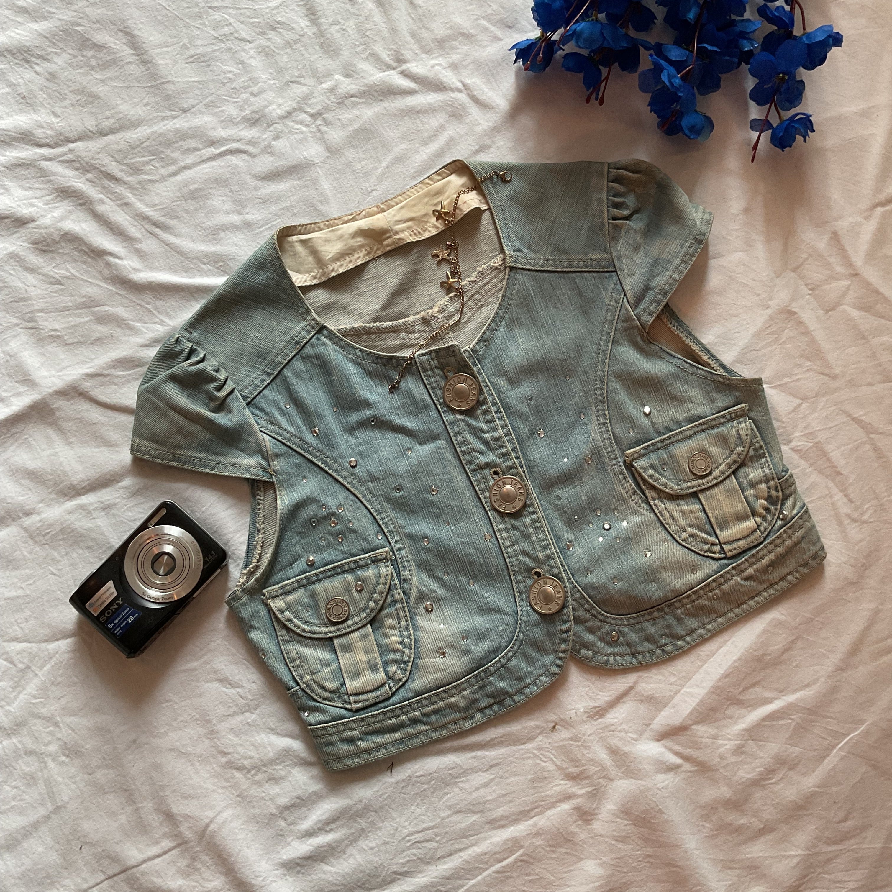 Viet Doll Denim Top