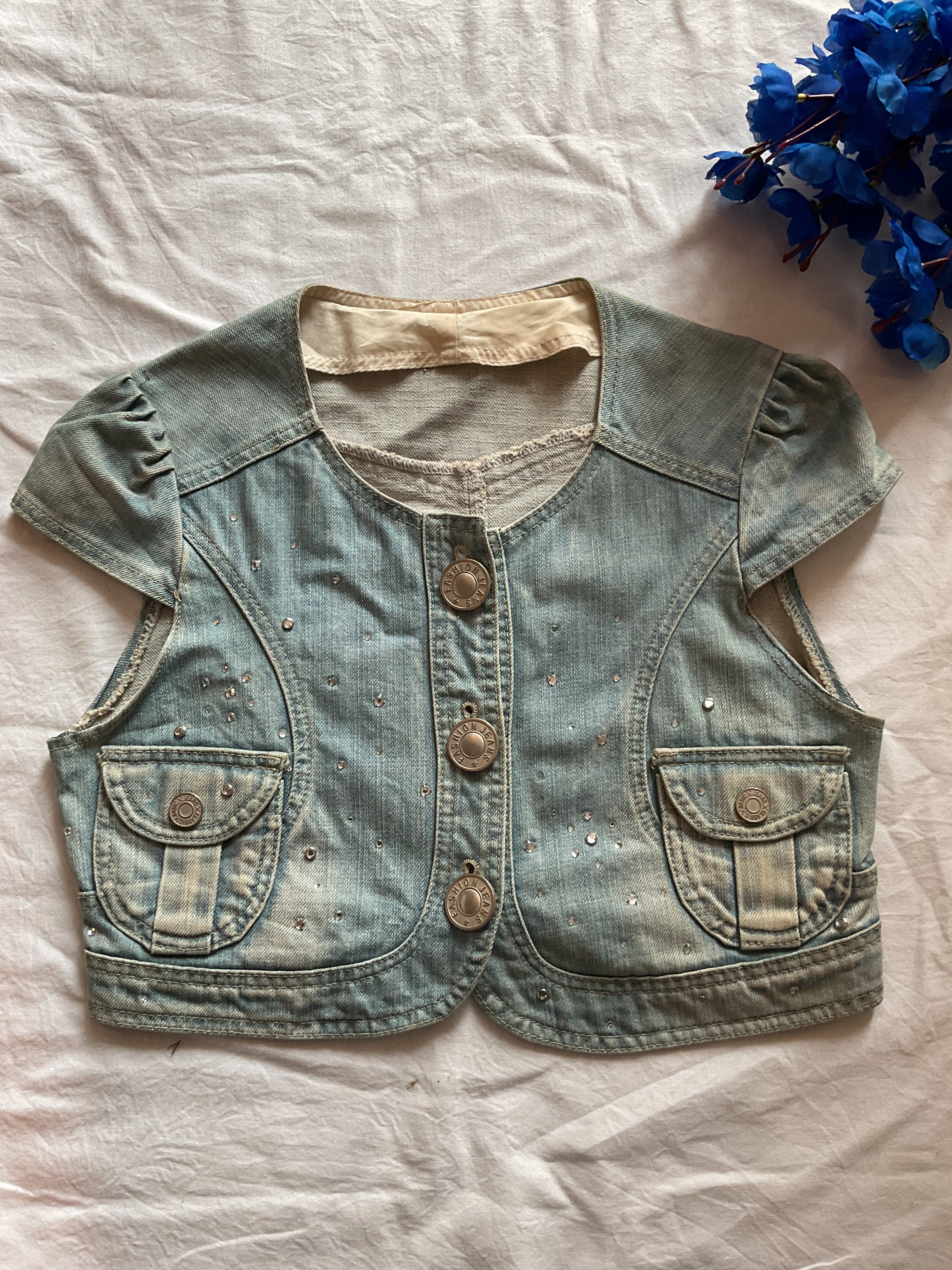 Viet Doll Denim Top