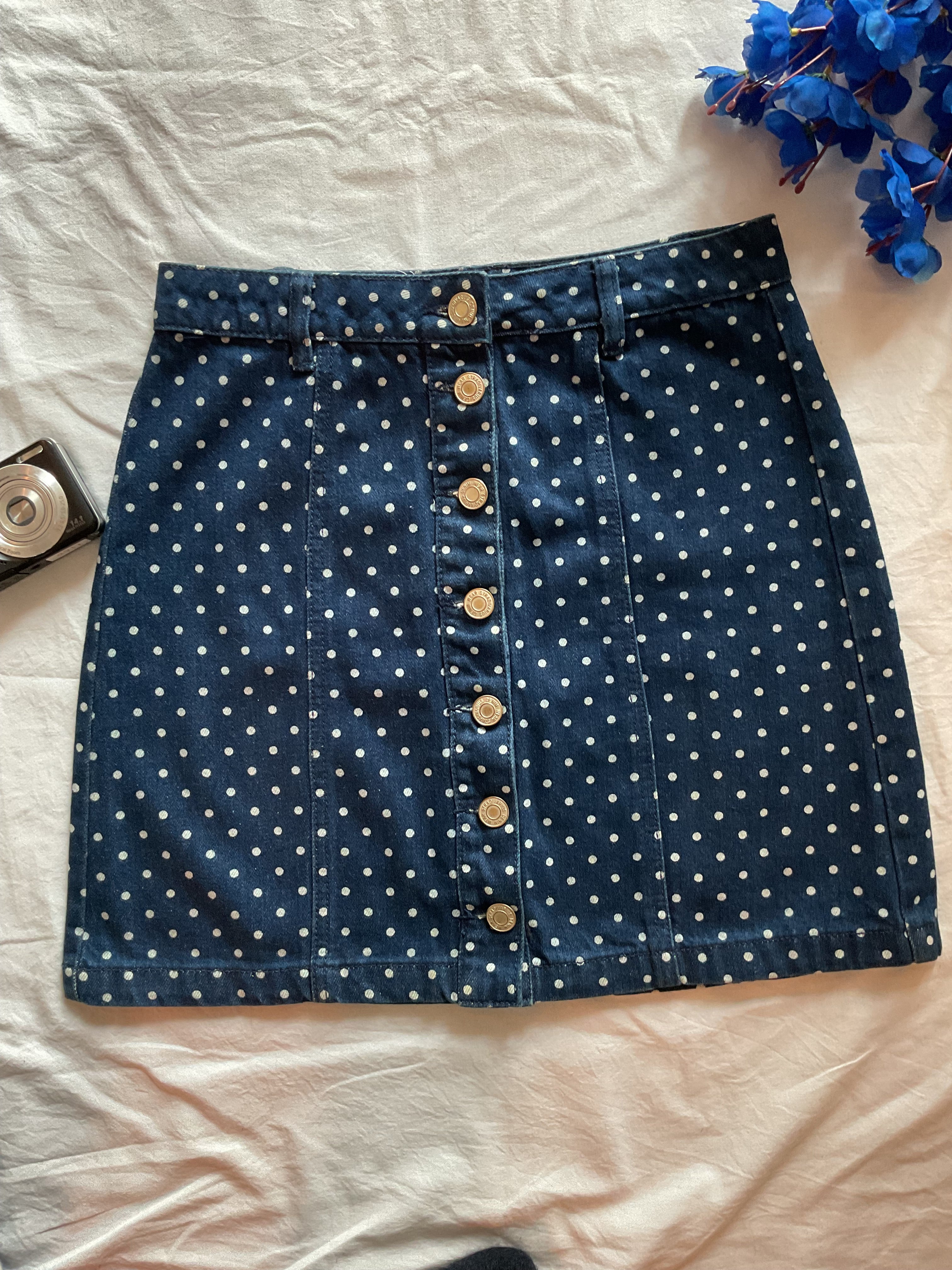 Mini Polka Skirt
