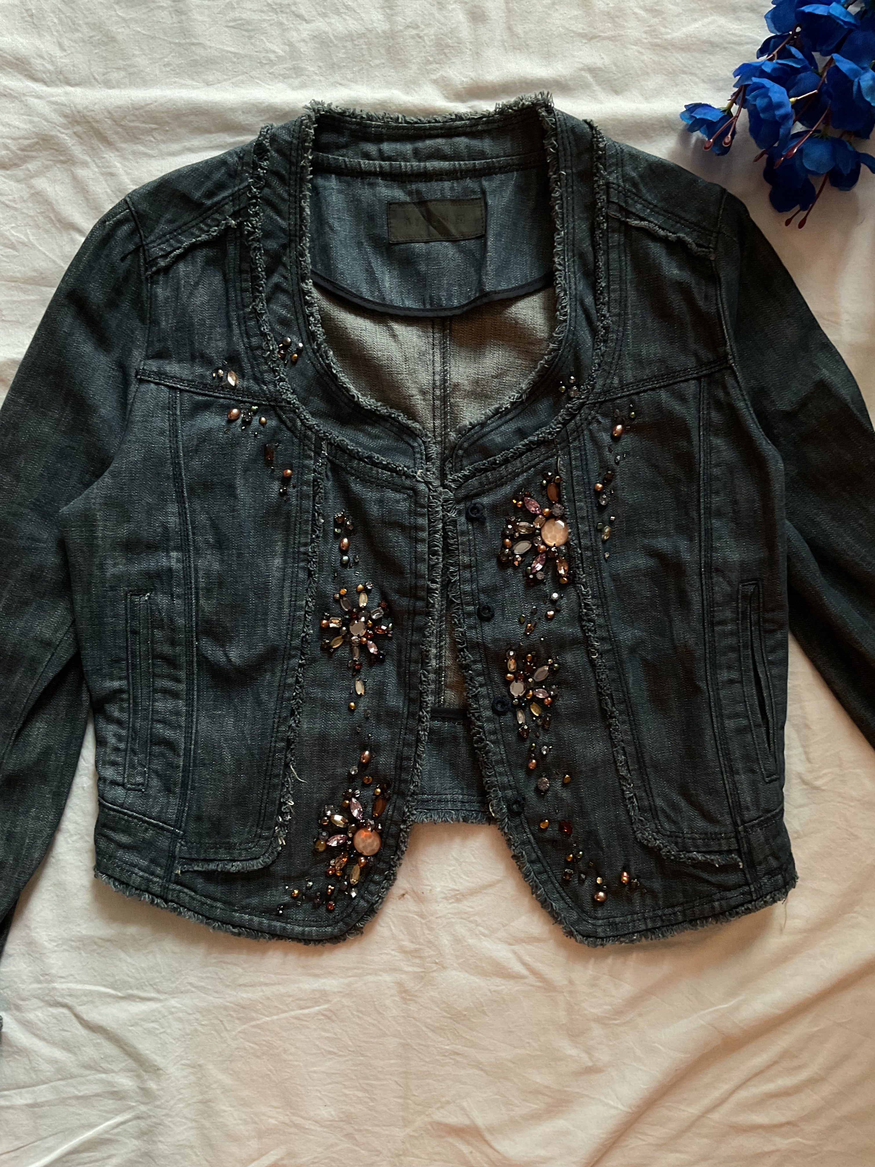 Handmade Stone Beauty Denim Jkt