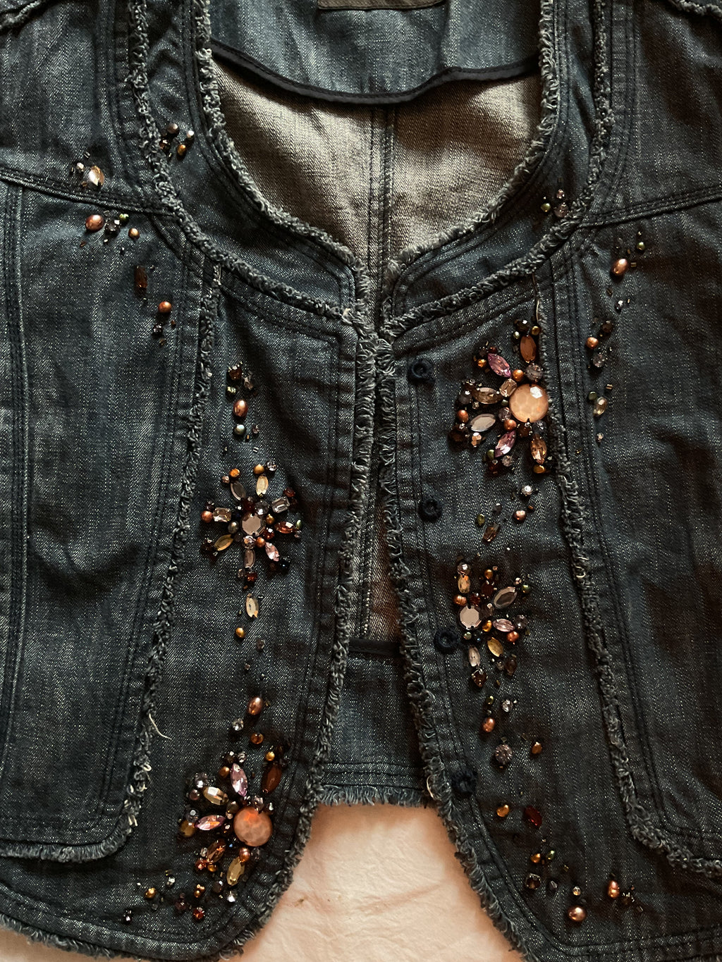Handmade Stone Beauty Denim Jkt