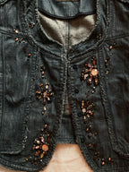 Handmade Stone Beauty Denim Jkt
