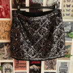 F*rver21 Noir Sequin Skirt