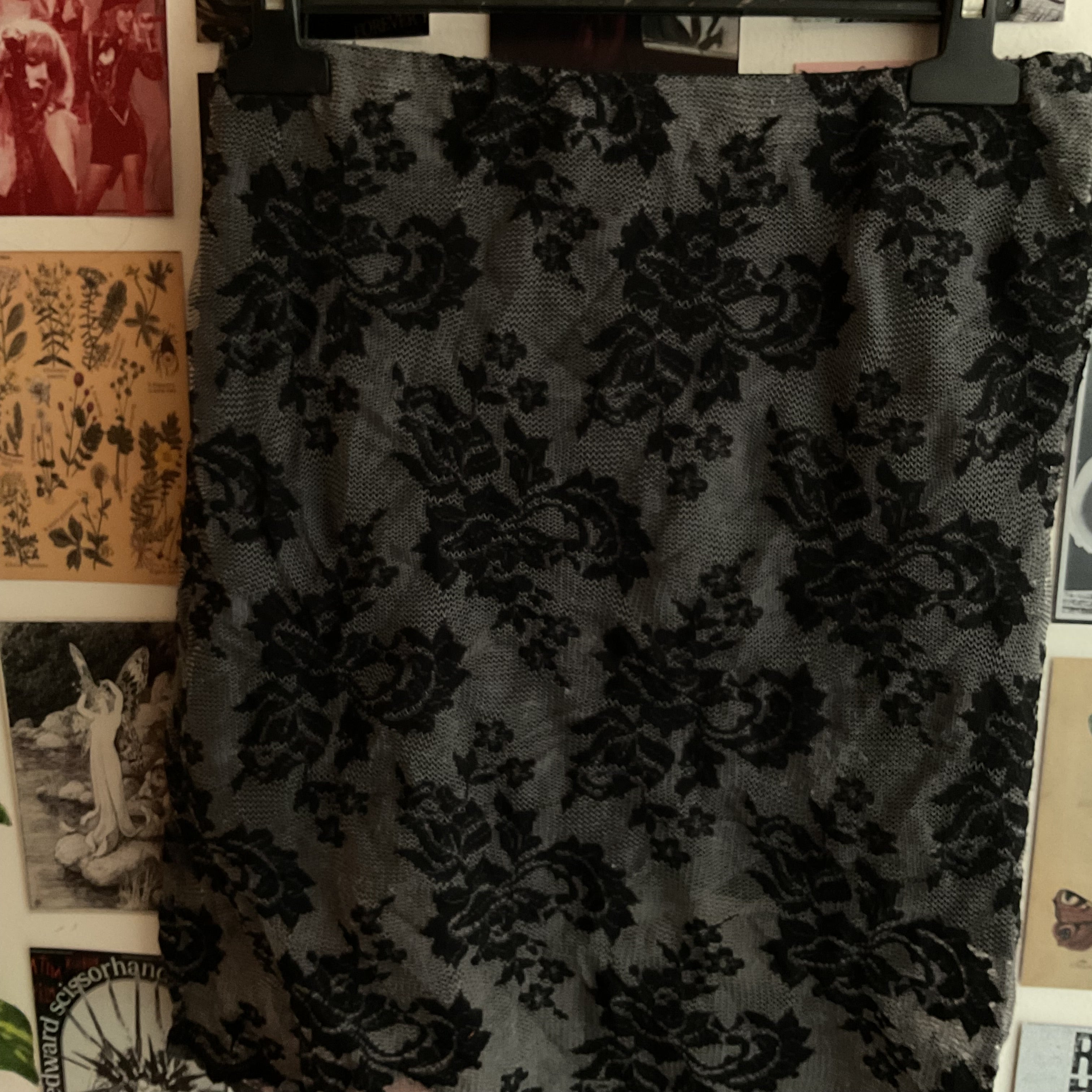 Z*ra Midnight Lace Mini Skirt