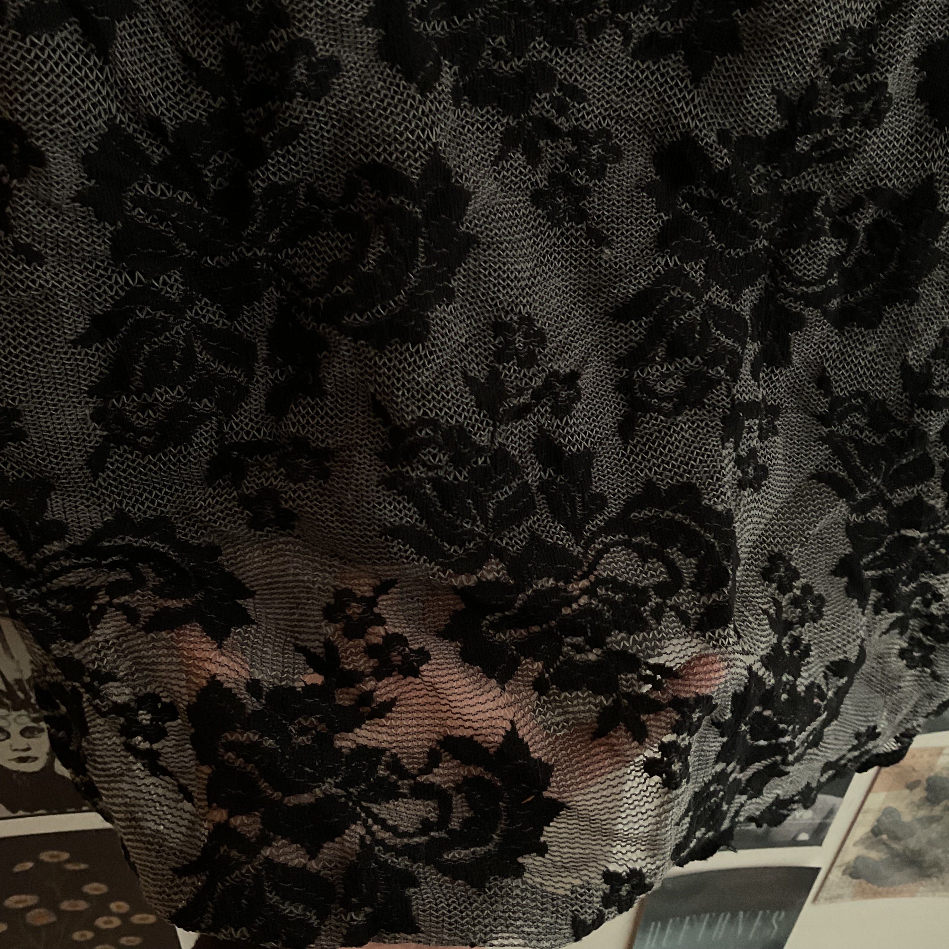 Z*ra Midnight Lace Mini Skirt