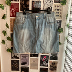 Denim Rush Mini Skirt