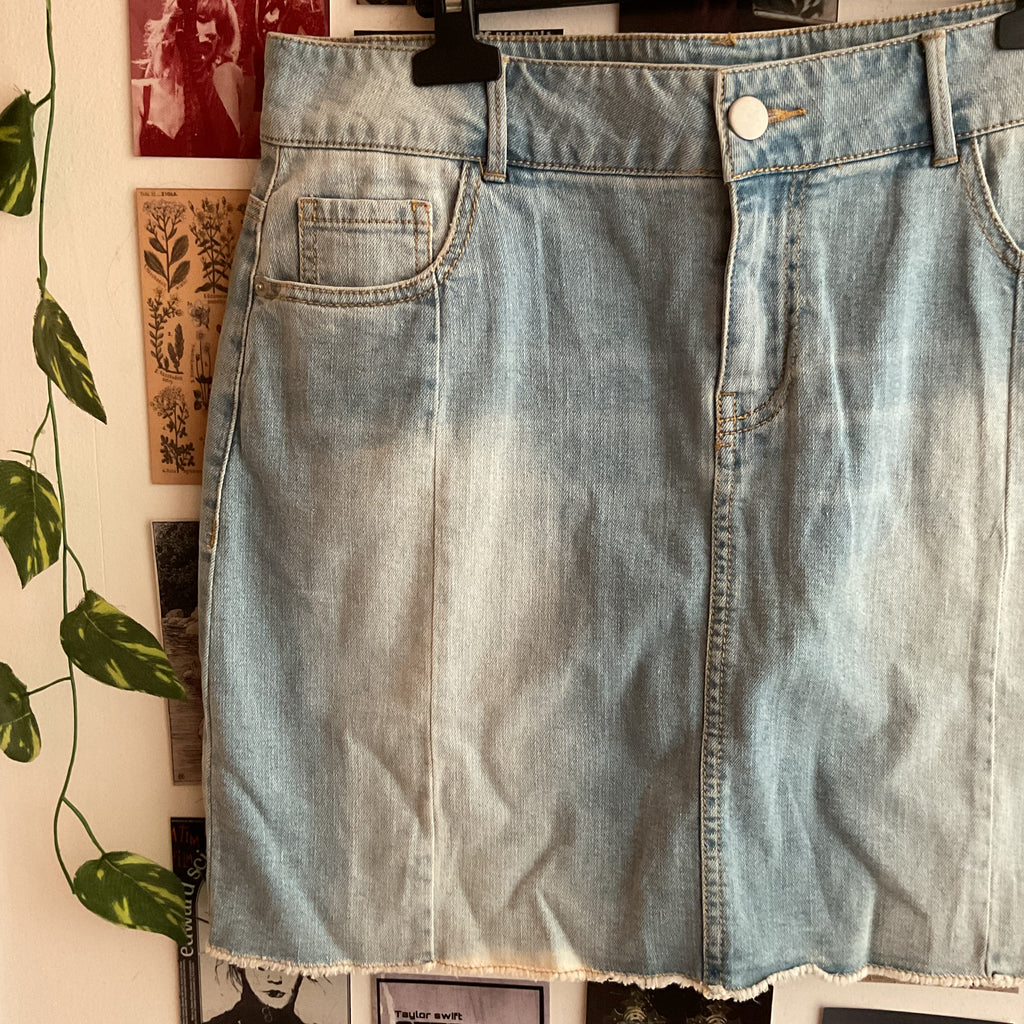 Denim Rush Mini Skirt