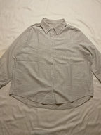 Waffle Stripe Oversized Shirt