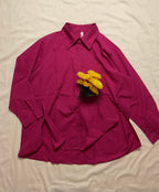 Magenta Oversized Shirt