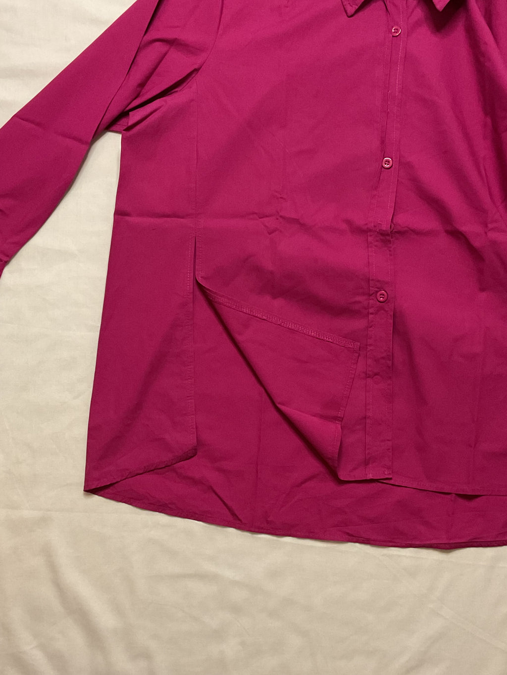 Magenta Oversized Shirt