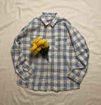Cobalt Check Slim Shirt