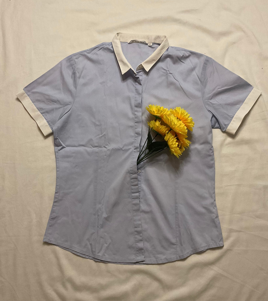 Baby Blue Tailored Shirt
