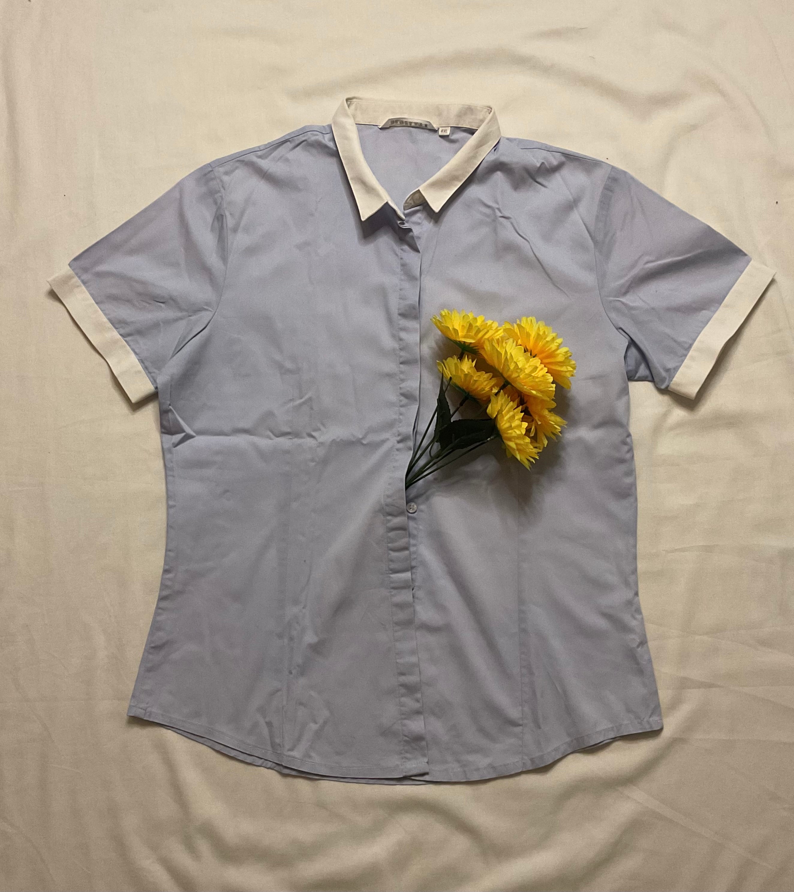 Baby Blue Tailored Shirt