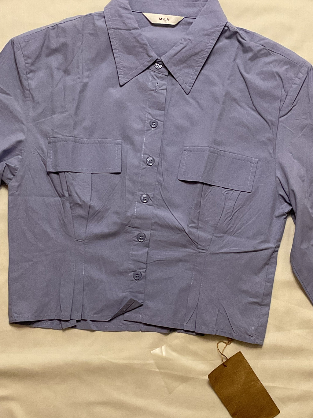 Orchid Cropped Shirt