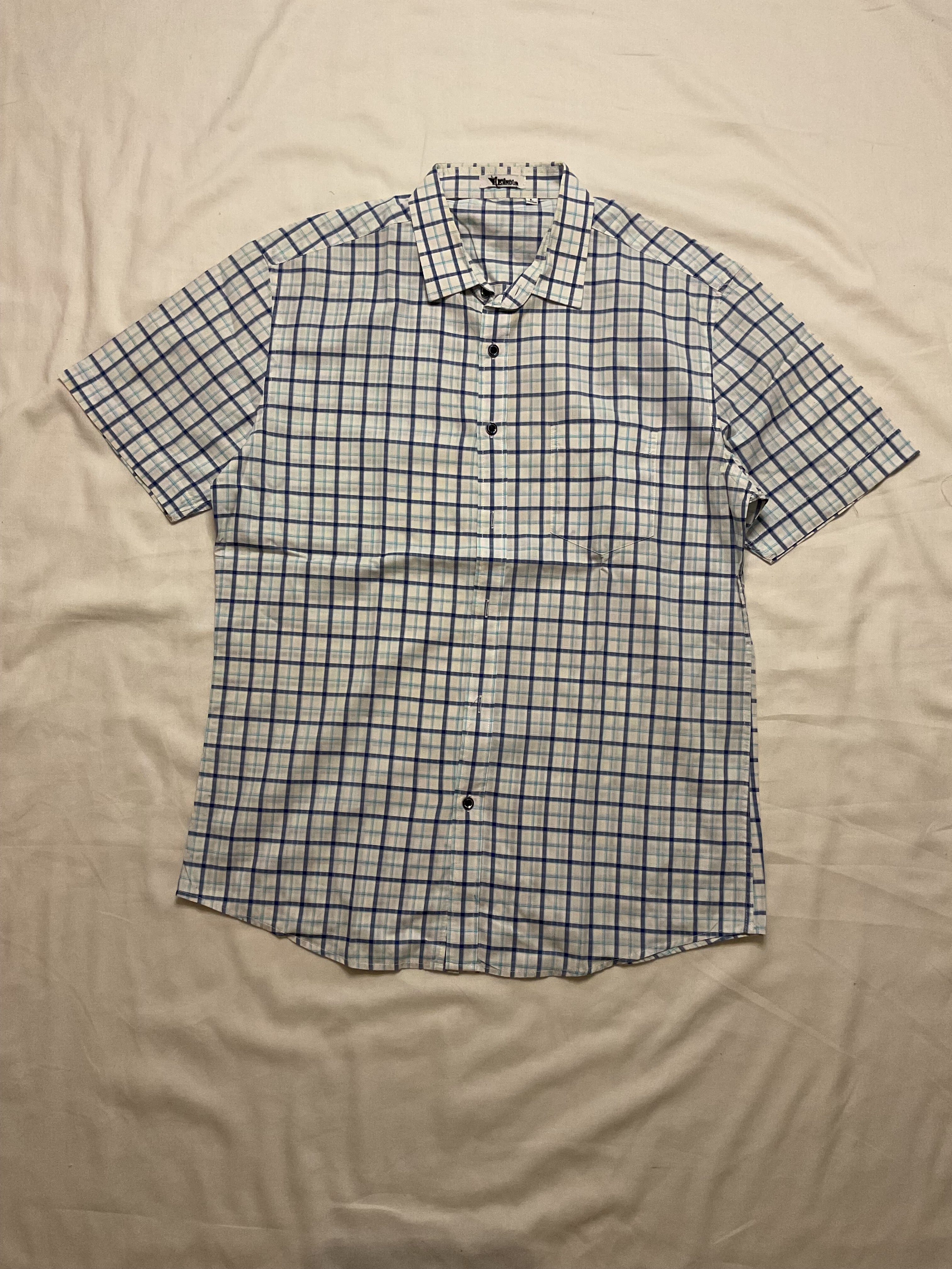 Azure Check Shirt