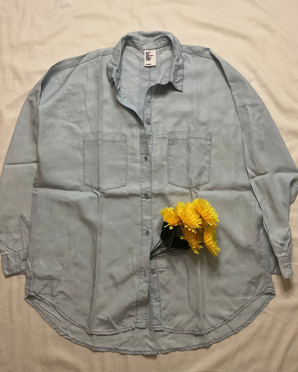 H*M Lyocell Oversized Shirt