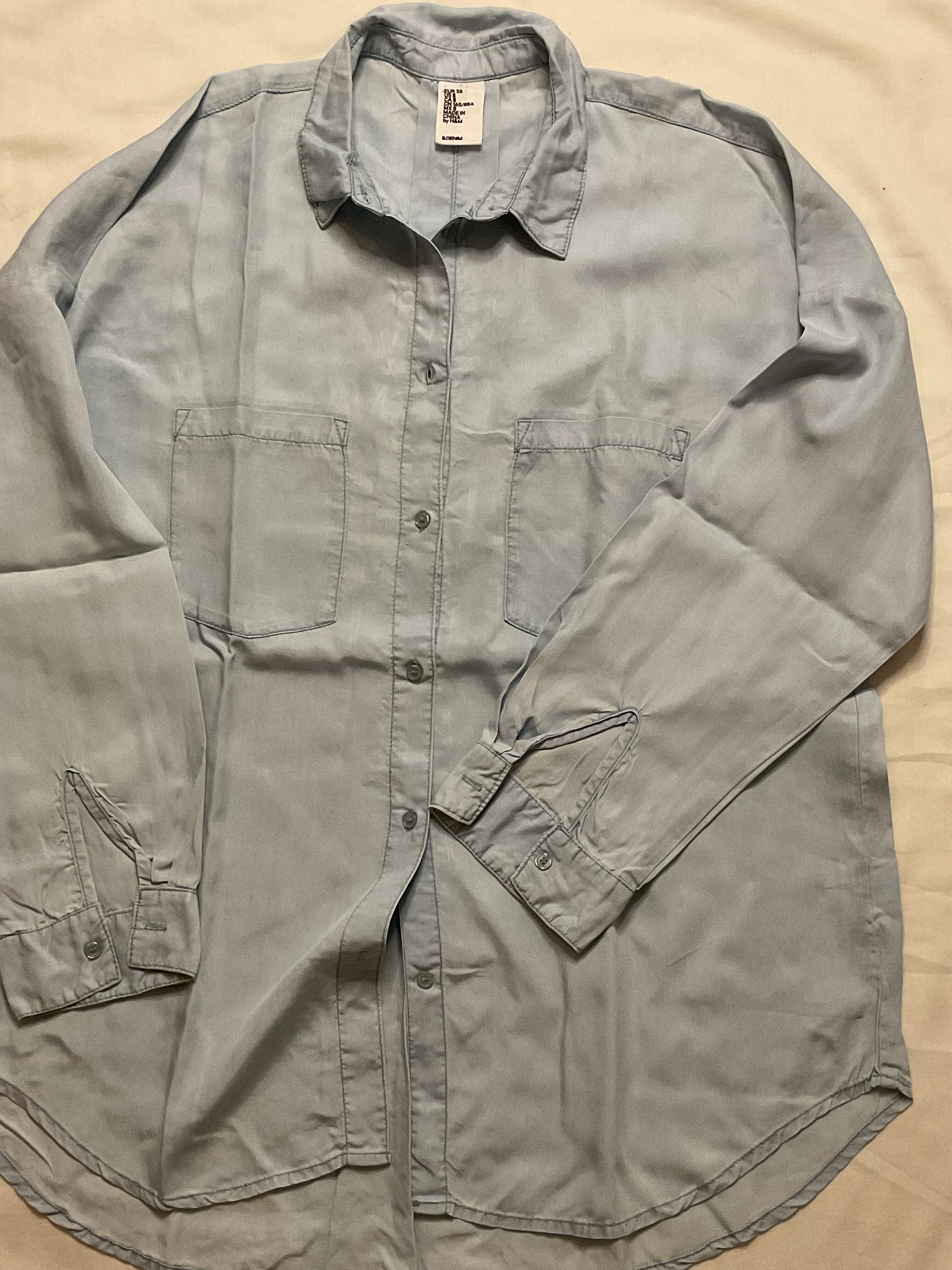 H*M Lyocell Oversized Shirt