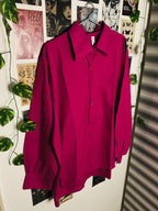 Magenta Oversized Shirt