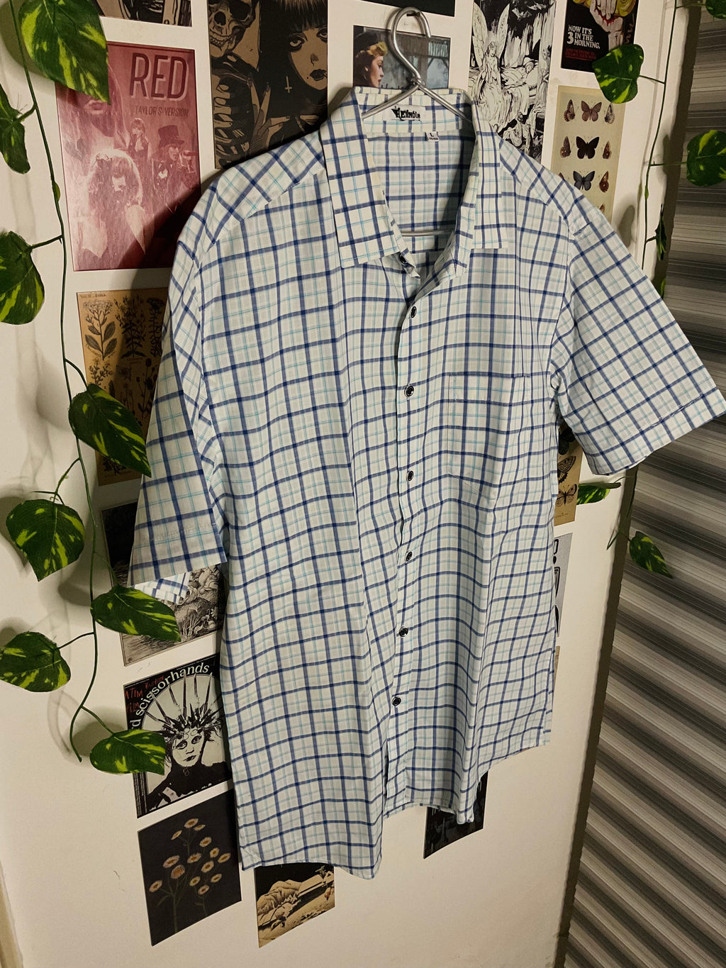Azure Check Shirt
