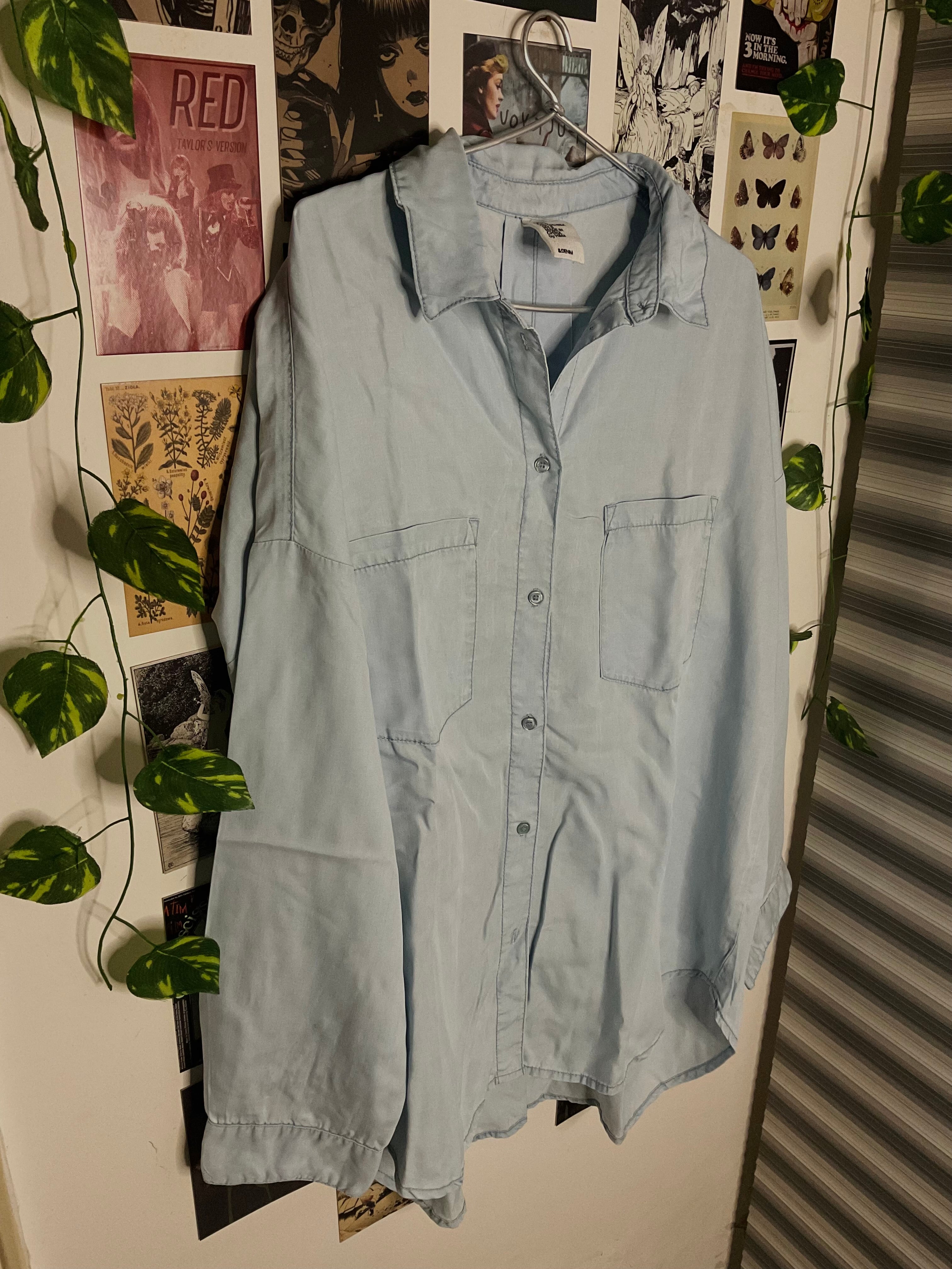 H*M Lyocell Oversized Shirt