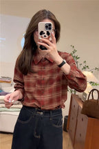 Berry Check Shirt