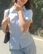 Baby Blue Tailored Shirt