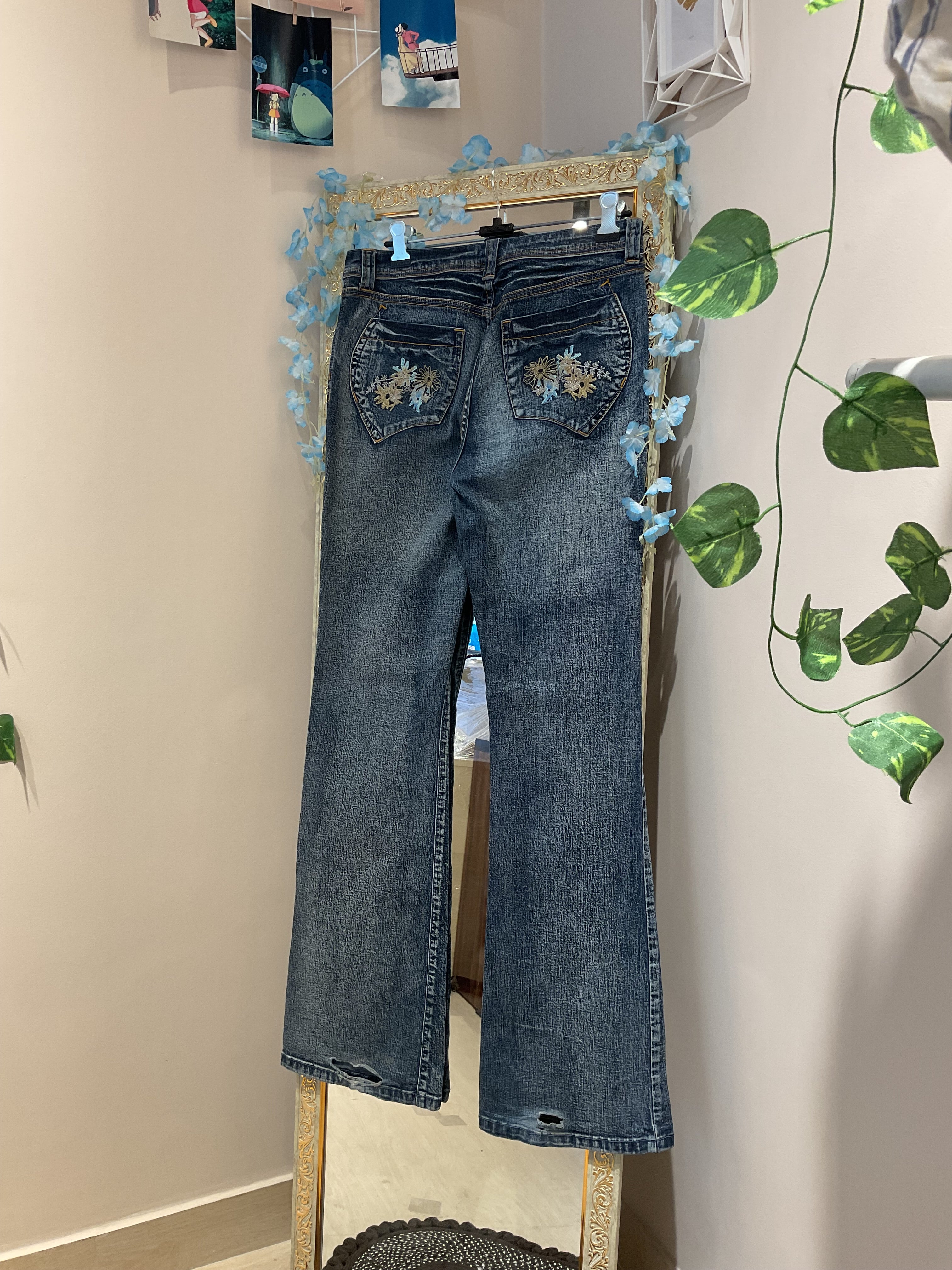 Blue Bloom Jeans
