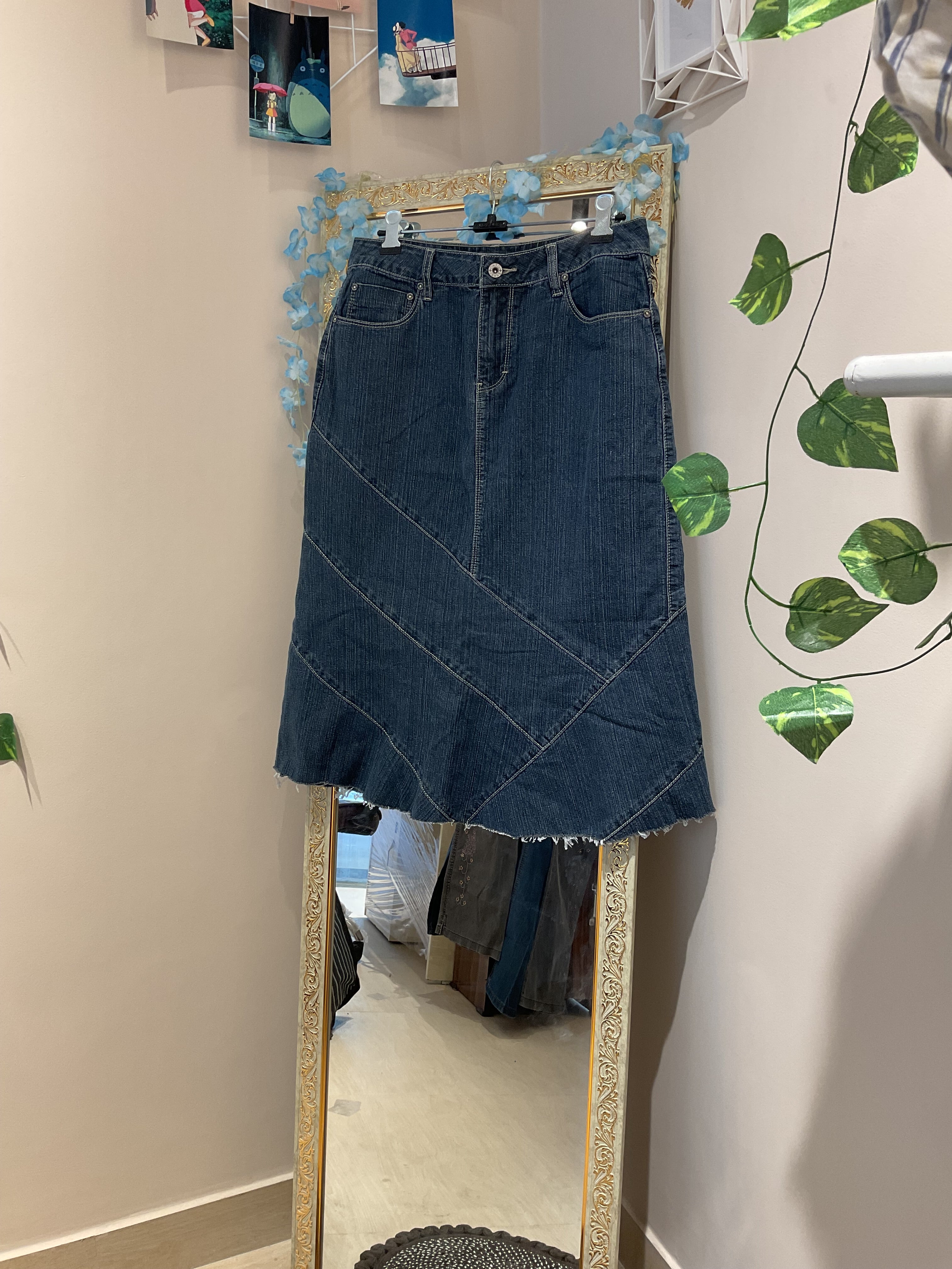 Panelled Midi Skirt