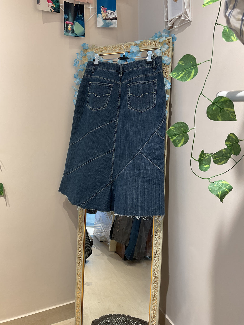 Panelled Midi Skirt