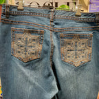 Cross-Patch Jeans